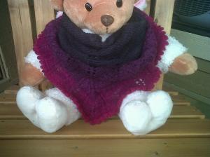 I plan to wear this with a navy cardigan next fall.