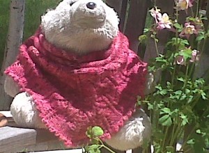 Finished cowl made from Dream in Color "Perfectly Posh" yarn.