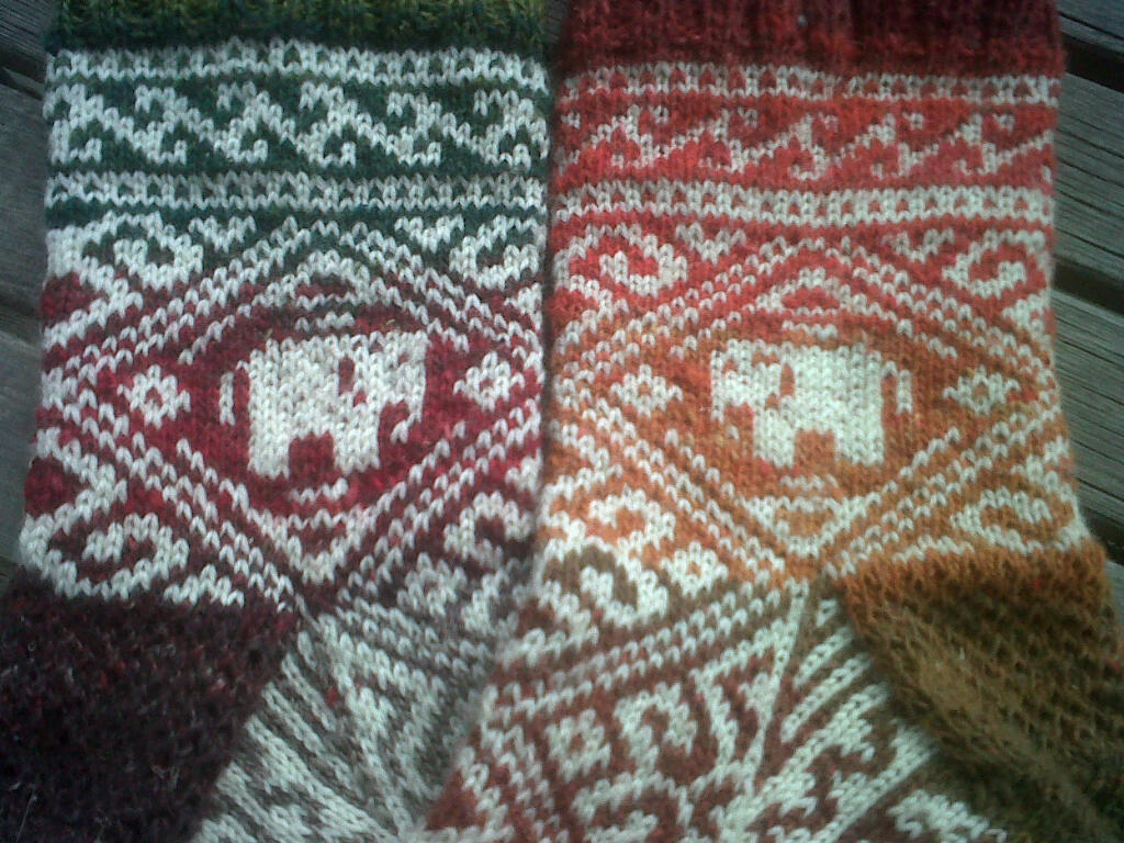 Elephant Walk Socks