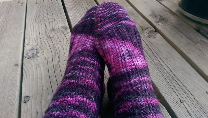 Finished socks.