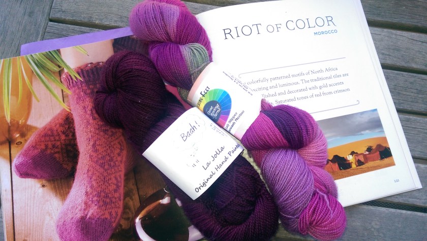 Pattern book ad yarns.