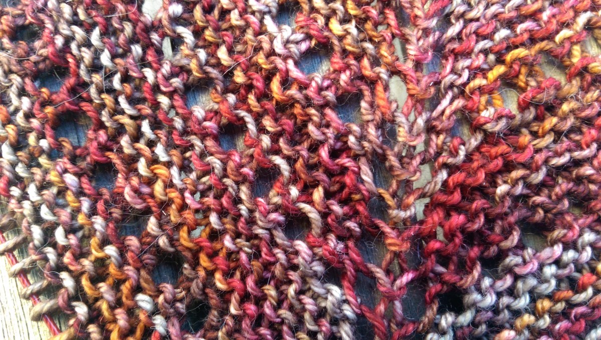 WIP Wednesday: My January Resolution Sock, a Yummy Shawl and a&nbsp;Mitt