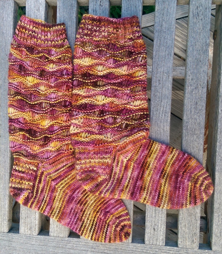 Finished Galvez Socks