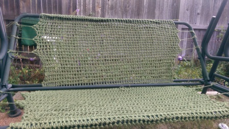 Seat on Garden Swing