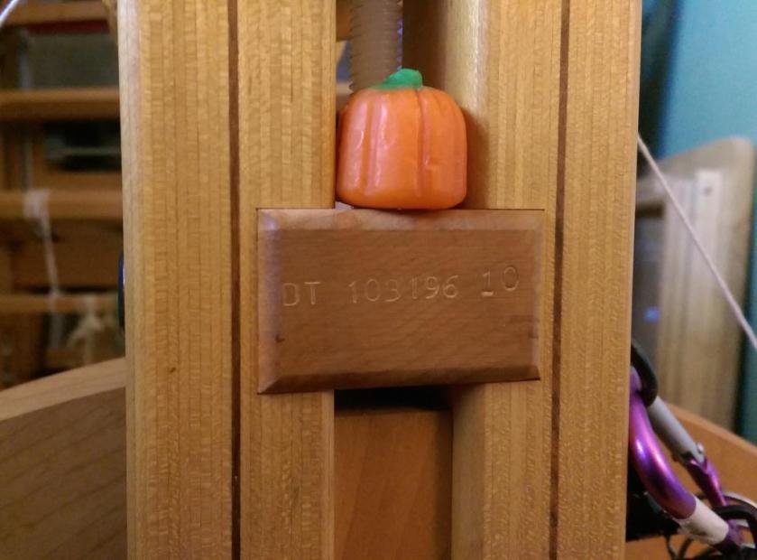 Date on spinning wheel