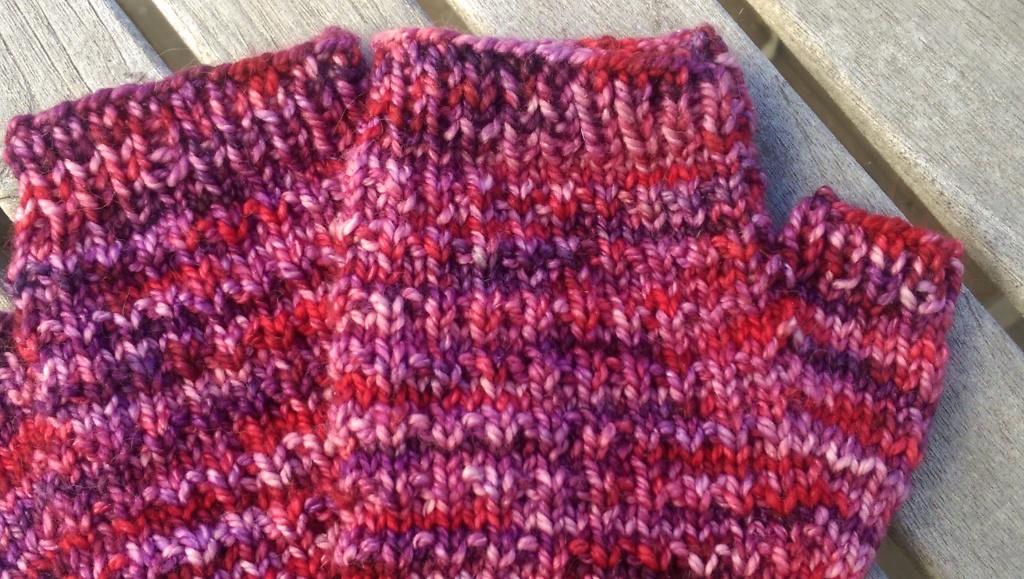 Finished Mitts.