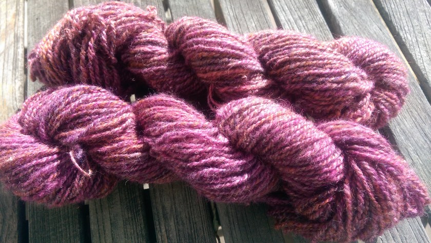 Skeins of yarn