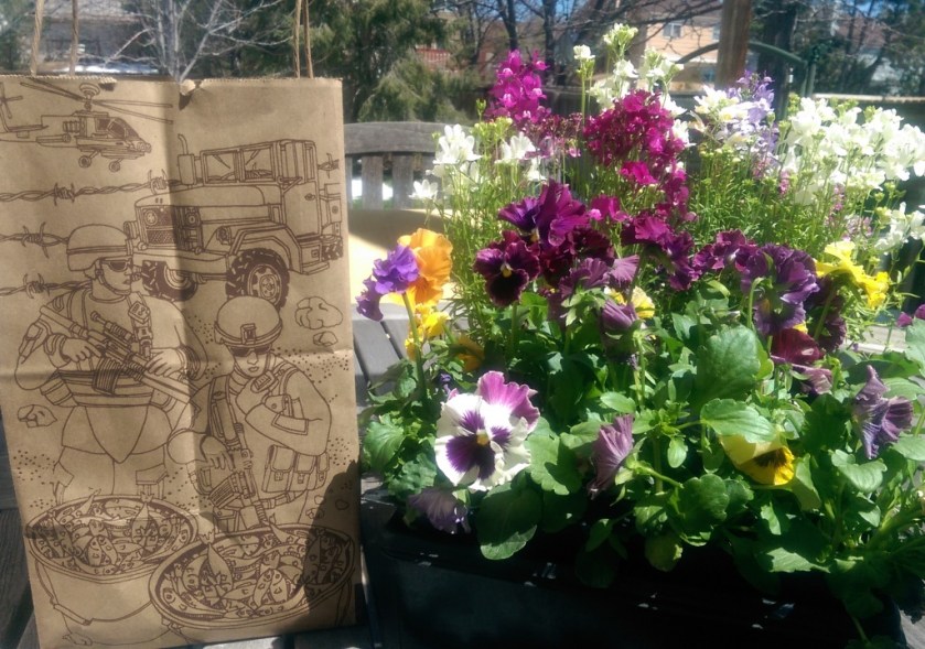 Flowers and Chipotle