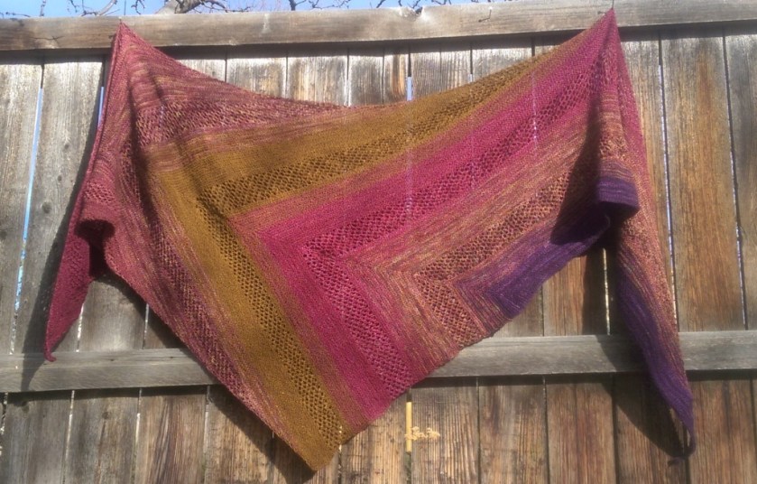 Shawl on Fence
