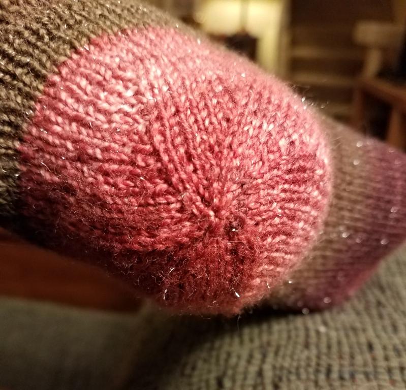 Heel on sock