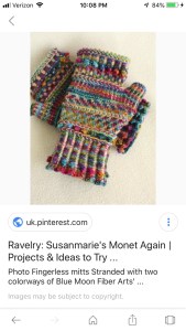 Monet Again mitts.