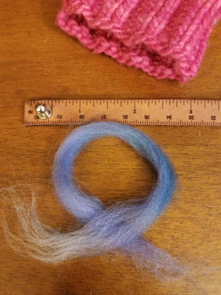 Loop of fiber.